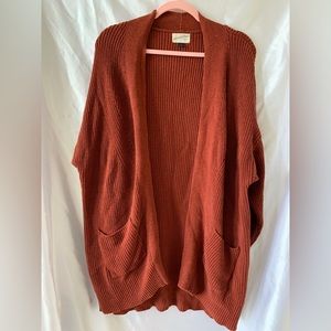 Burnt Orange Autumnal Cardigan
